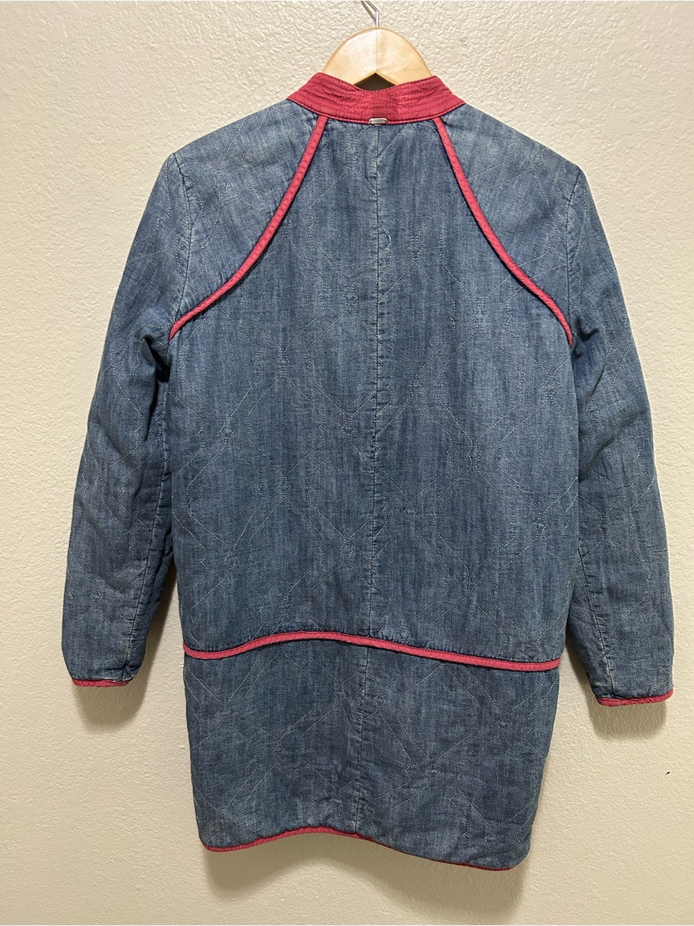 Free People Belario Reversible Quilted Jacket Cotton Small Boho - Picture 10 of 10